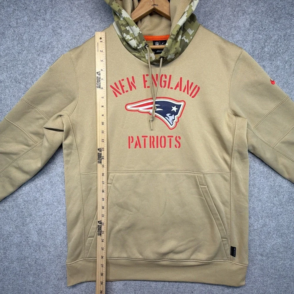New England Patriots Hoodie Men Large Nike Salute To Service Military Camo